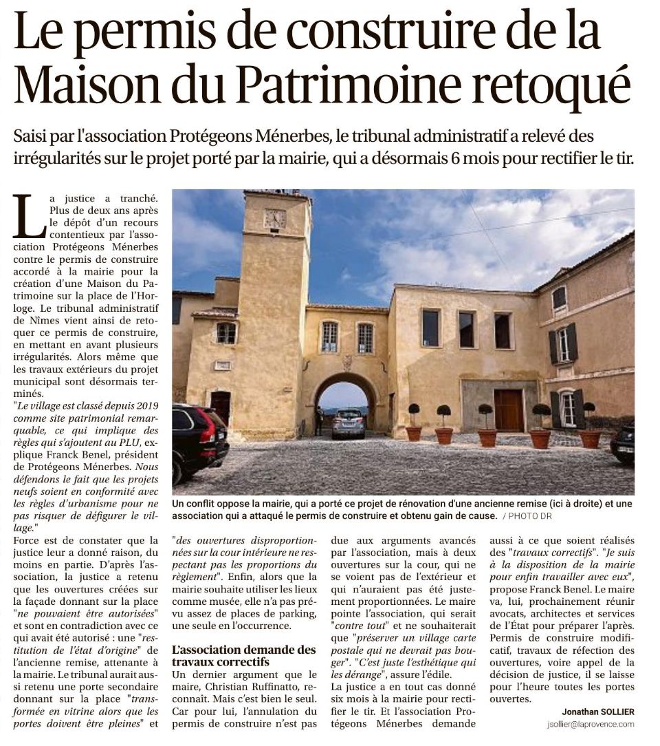 article de presse